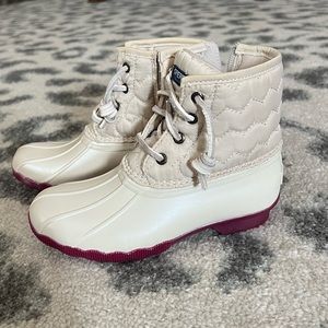 Sperry Duck Boots - Girls Size 1